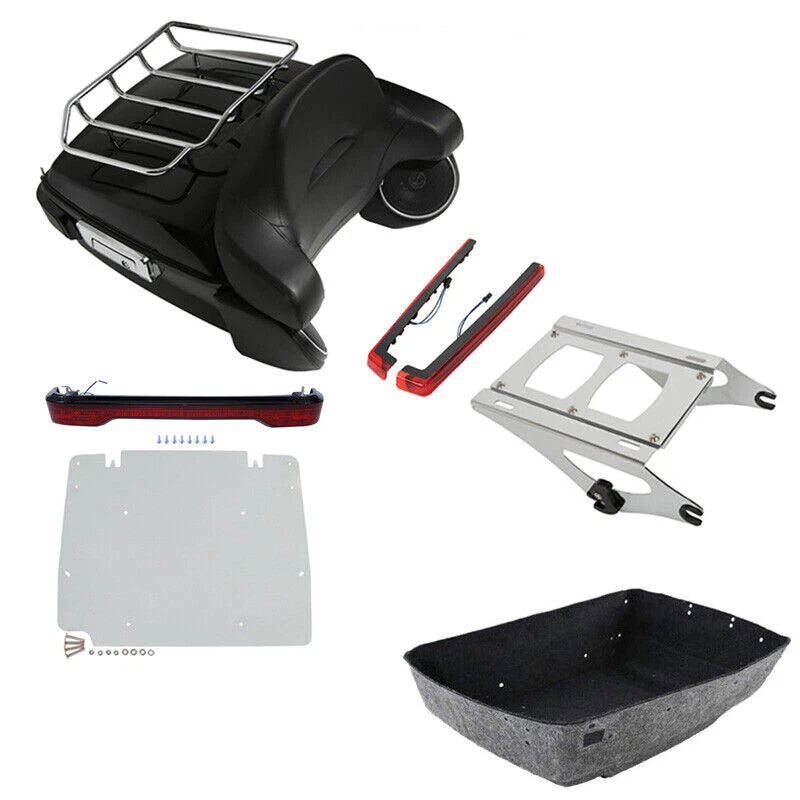 Backrest Rack Lights Speakers for Harley Road Glide (2014–2026)