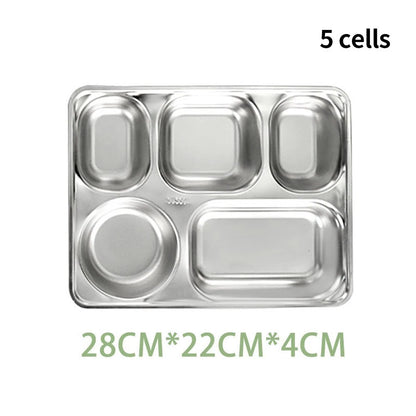 Set of 4 Divider Plates for Mess Hall Dinner Tray