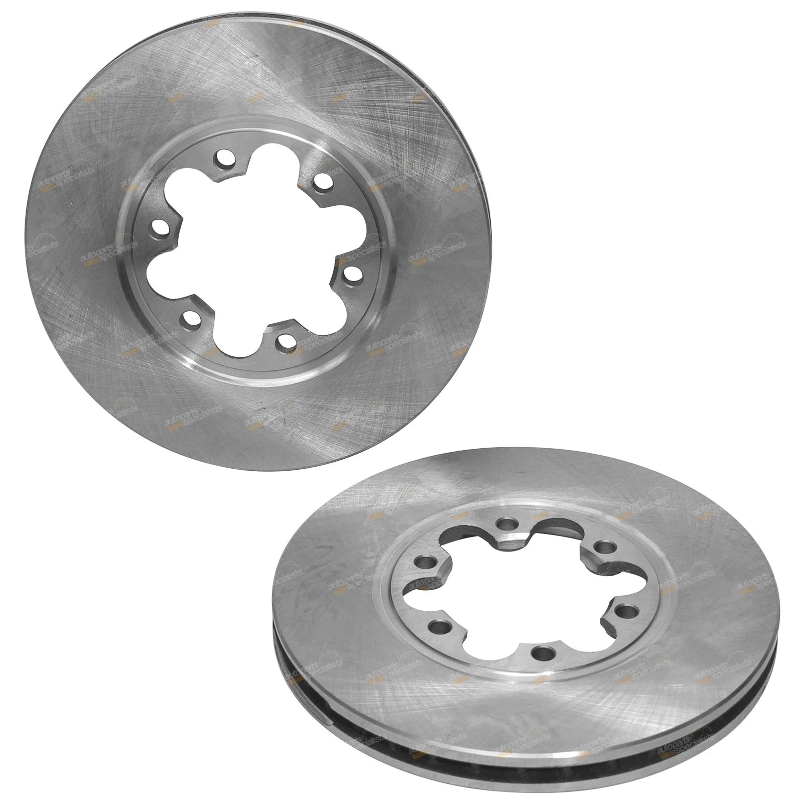 2 Front Disc Brake Rotors for Ford Courier PD PE PG PH (1996–2006)