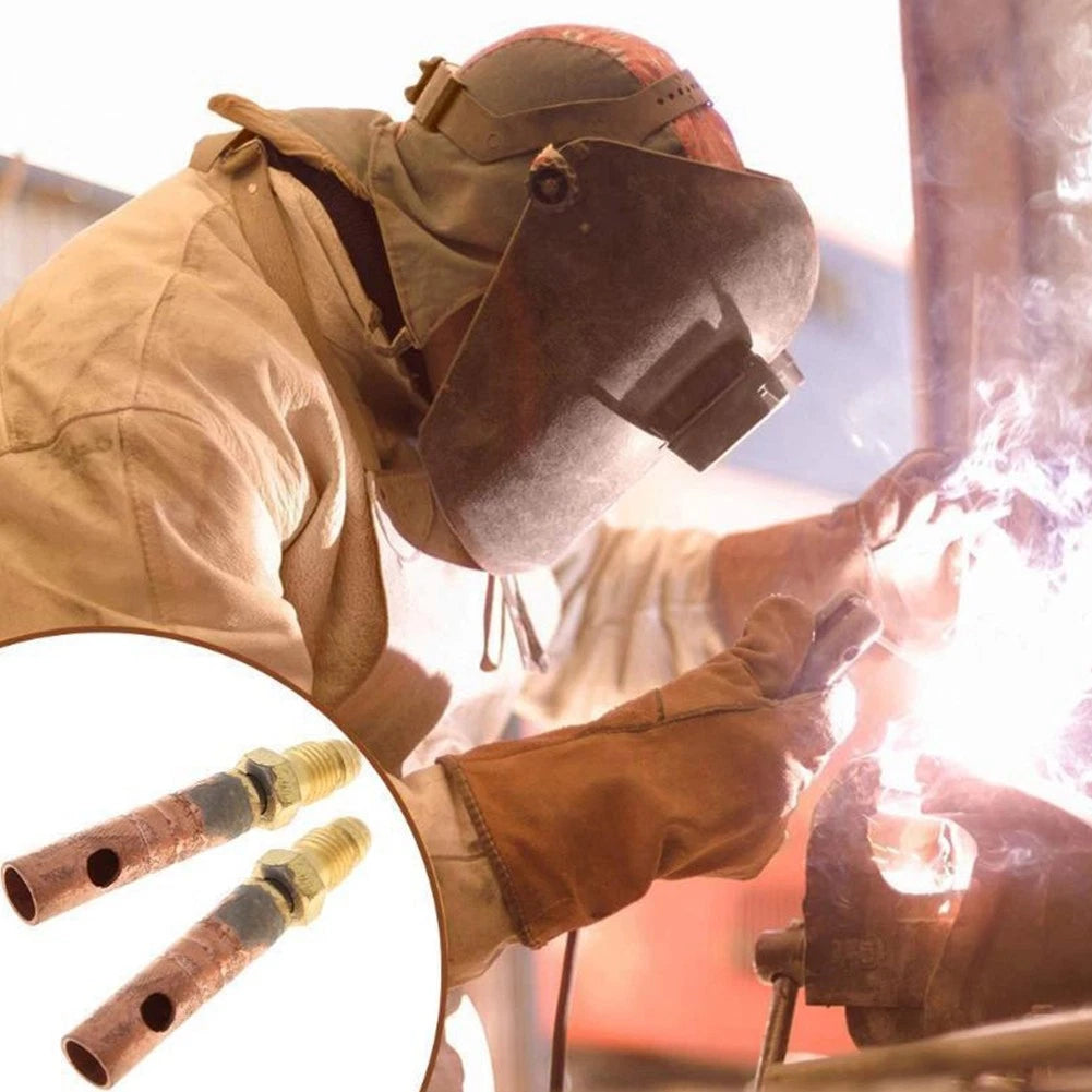 2X Gas-and Line Adapters for 3/8-24UNF Copper Welding