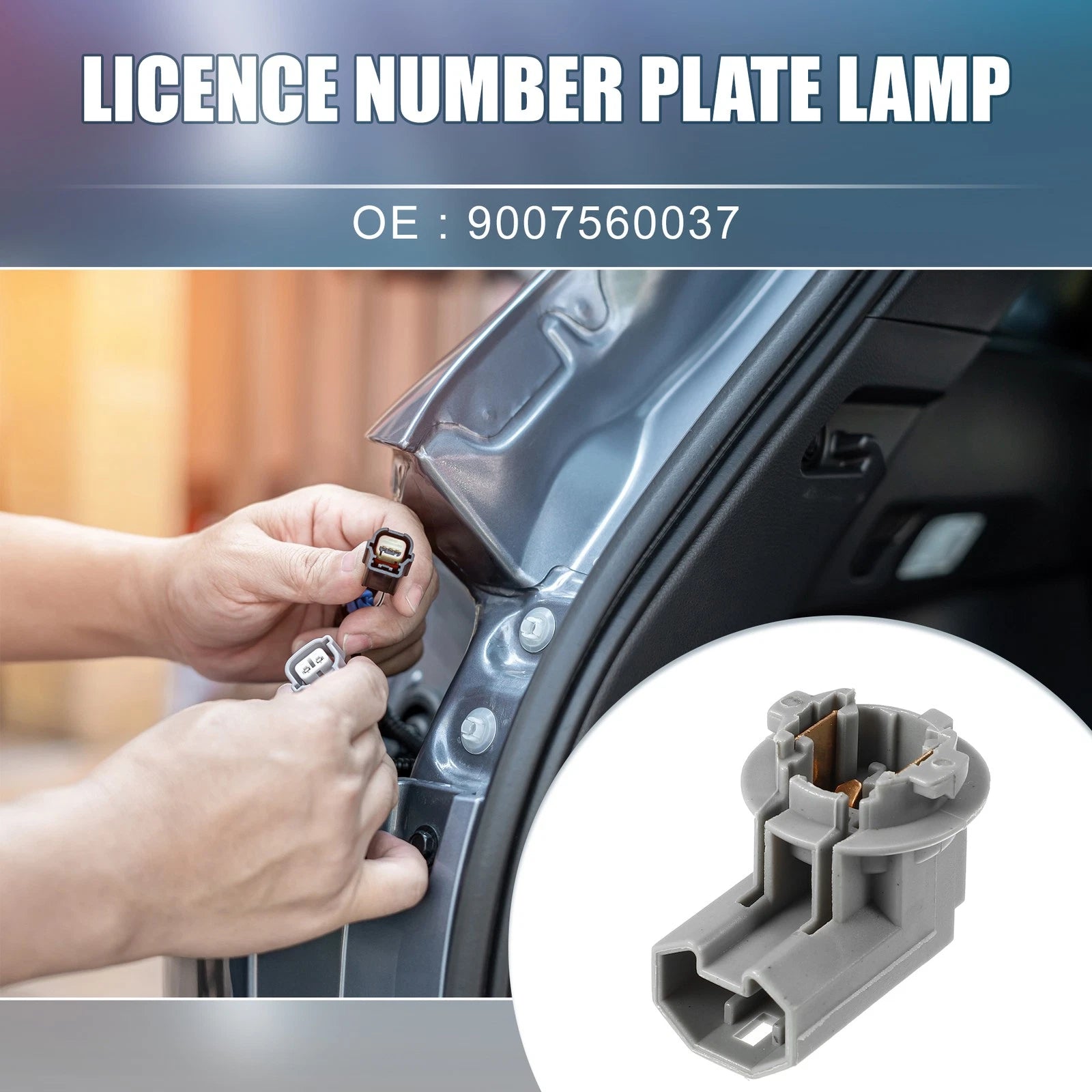 License Plate Lamp Light Socket Replacement for Lexus RX350 (2004–2010)