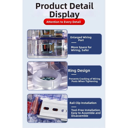 DZ47LE Series 3P RCCB for Leakage Detection (6A to 63A)