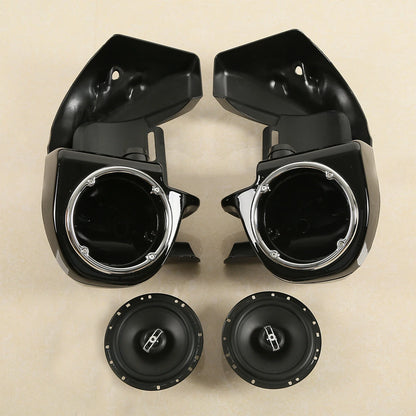 Lower Vented Fairings Speakers Engine Guard for Harley Road King (2009–2013)
