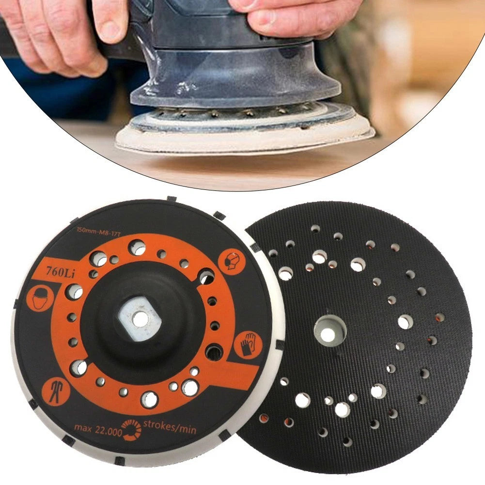 6 Inch Sanding Pad with 45 Holes for Pneumatic Sander (Universal)