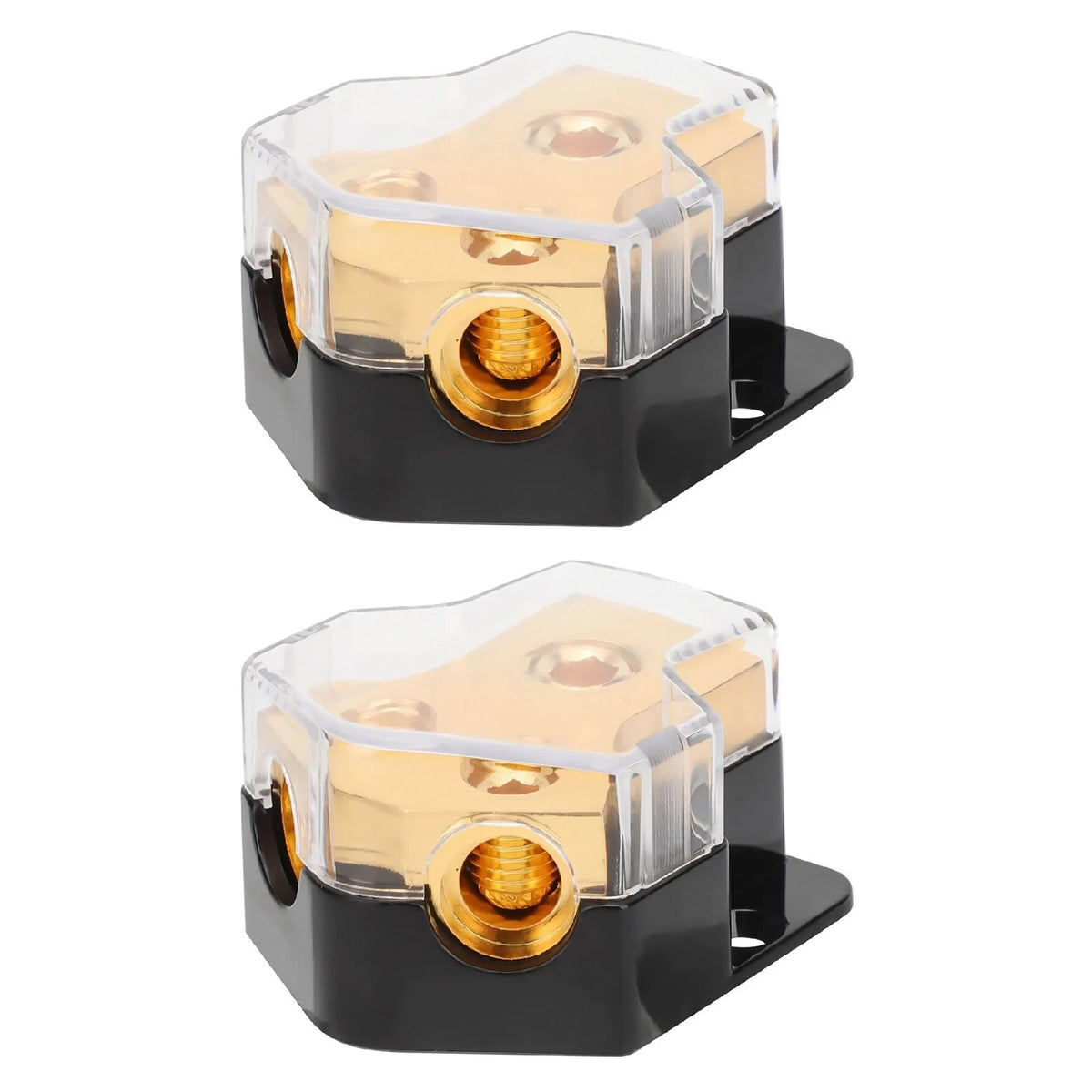Power Distribution Block for Car (0/2/4 Gauge Input, 4/6/8 Gauge Output)