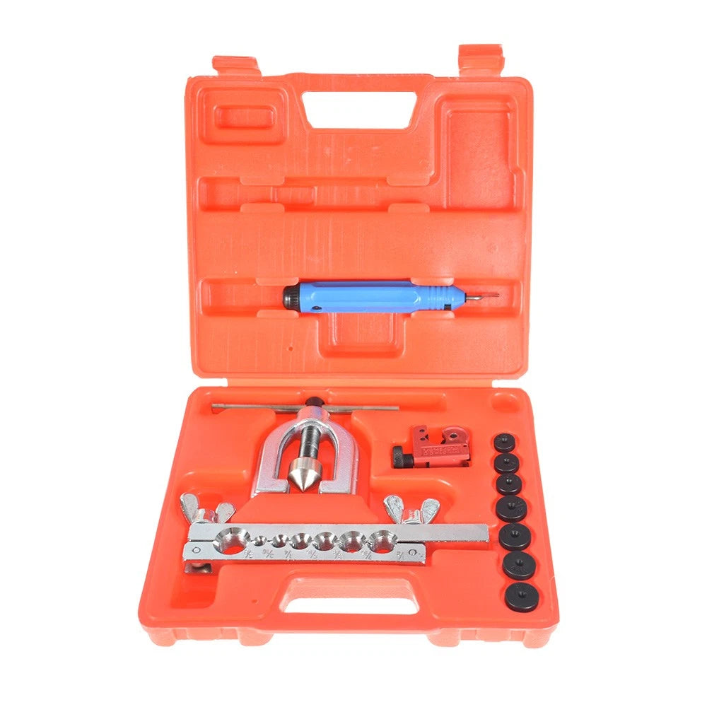 Double Flaring Brake Line Tool Kit for Car Truck (SAE/MM)