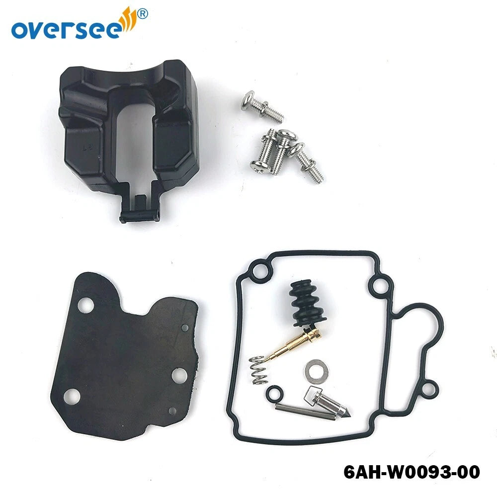 Carburetor Repair Kit 6AH-W0093 for Yamaha F9.9 F13.5 F15 F20 (1990–2023)