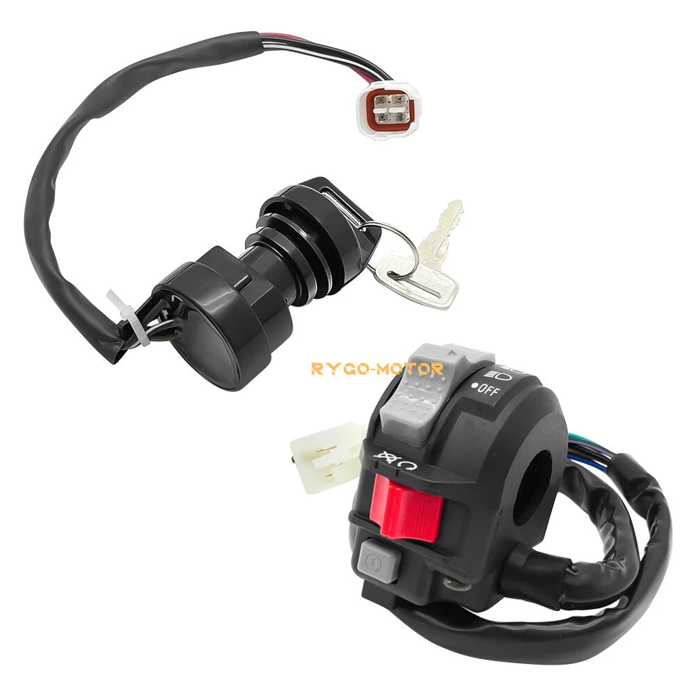 Start Stop Switch & Ignition Key Switch for Yamaha Wolverine 350 (1995–2001)