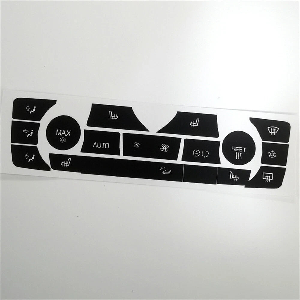 A/C Control Button Decal Sticker for BMW 3 Series E90 E91 E92 (2006–2011)
