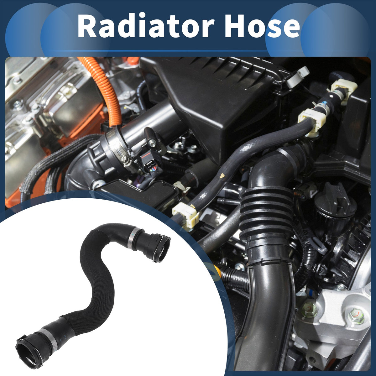 Radiator Hose for Audi A4 Quattro Cabriolet Convertible (2009)