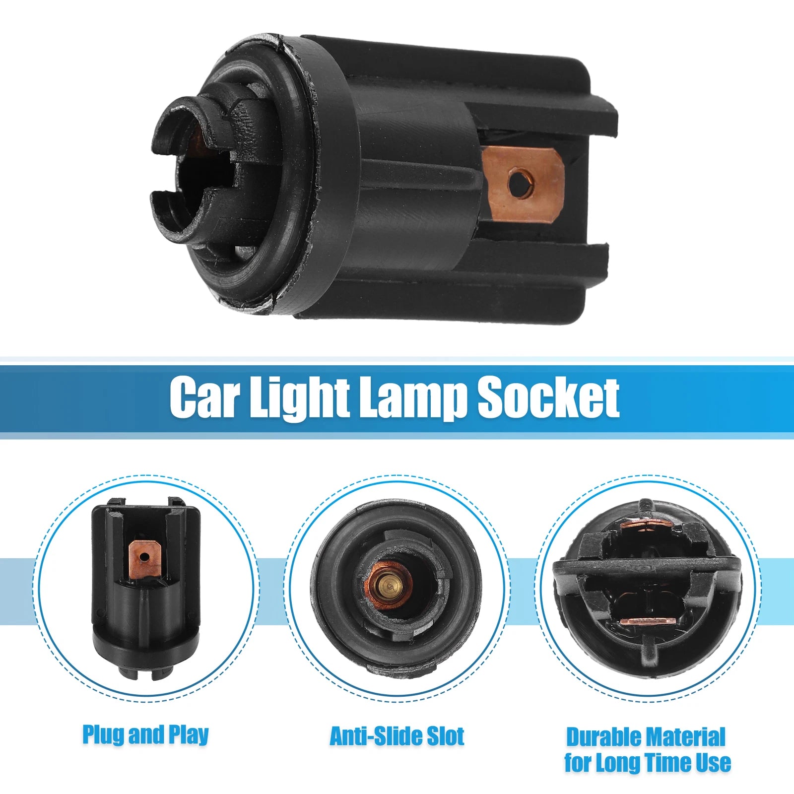 1 Pair Light Bulb Socket for Volkswagen Golf