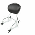 Chrome 12" Sissy Bar Backrest Mount Spools for Indian Springfield (2014–2022)