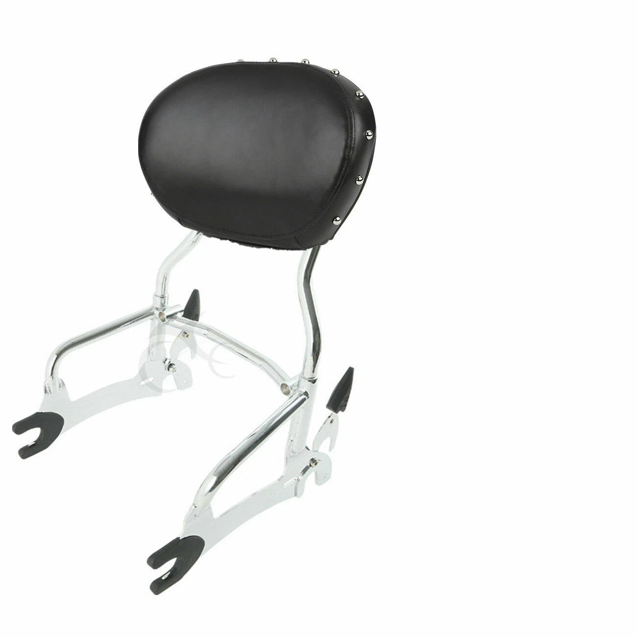 Chrome 12" Sissy Bar Backrest Mount Spools for Indian Springfield (2014–2022)