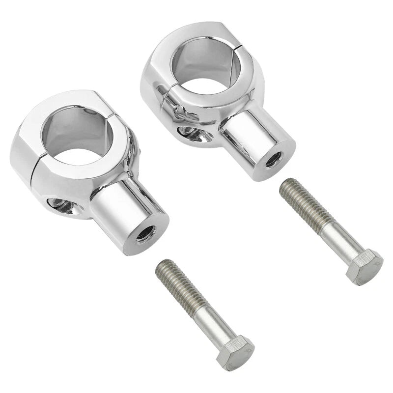 Handlebar Risers for Harley Softail Sportster (1", 1.25", 1.5", 2") Chrome