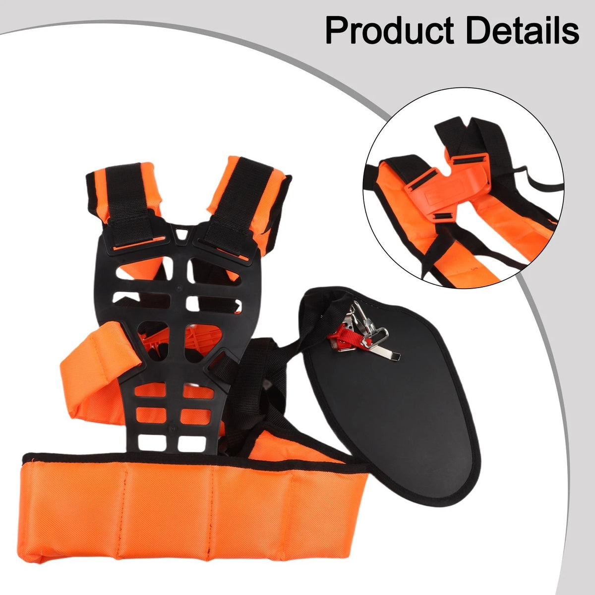 Padded Shoulder Strap Harness for Grass Cutter (Adjustable, Comfortable)