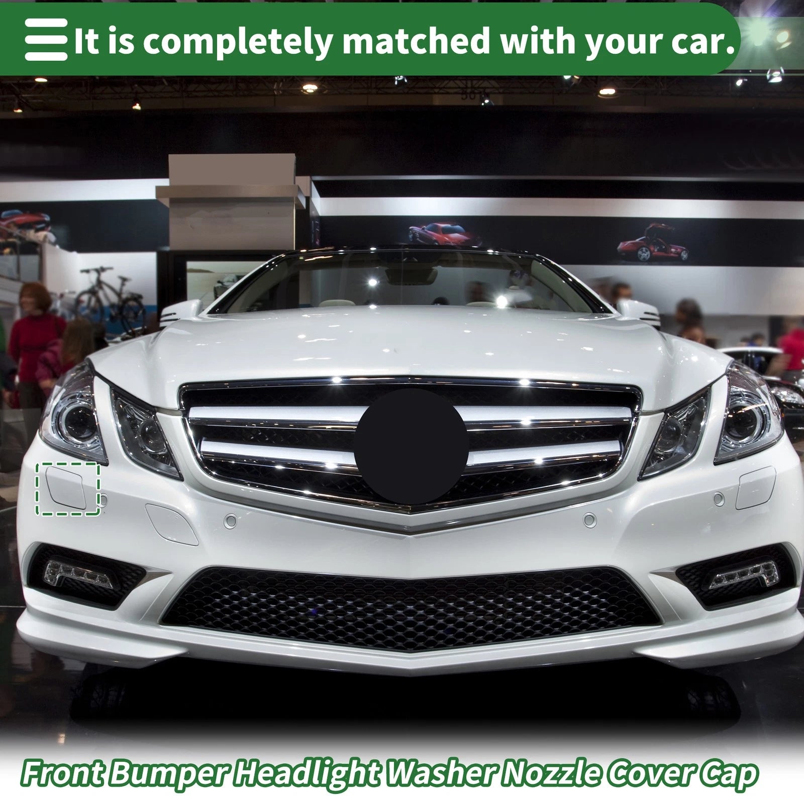 Front Right Headlight Washer Nozzle Cover Cap for Mercedes-Benz E400 (2014–2016)
