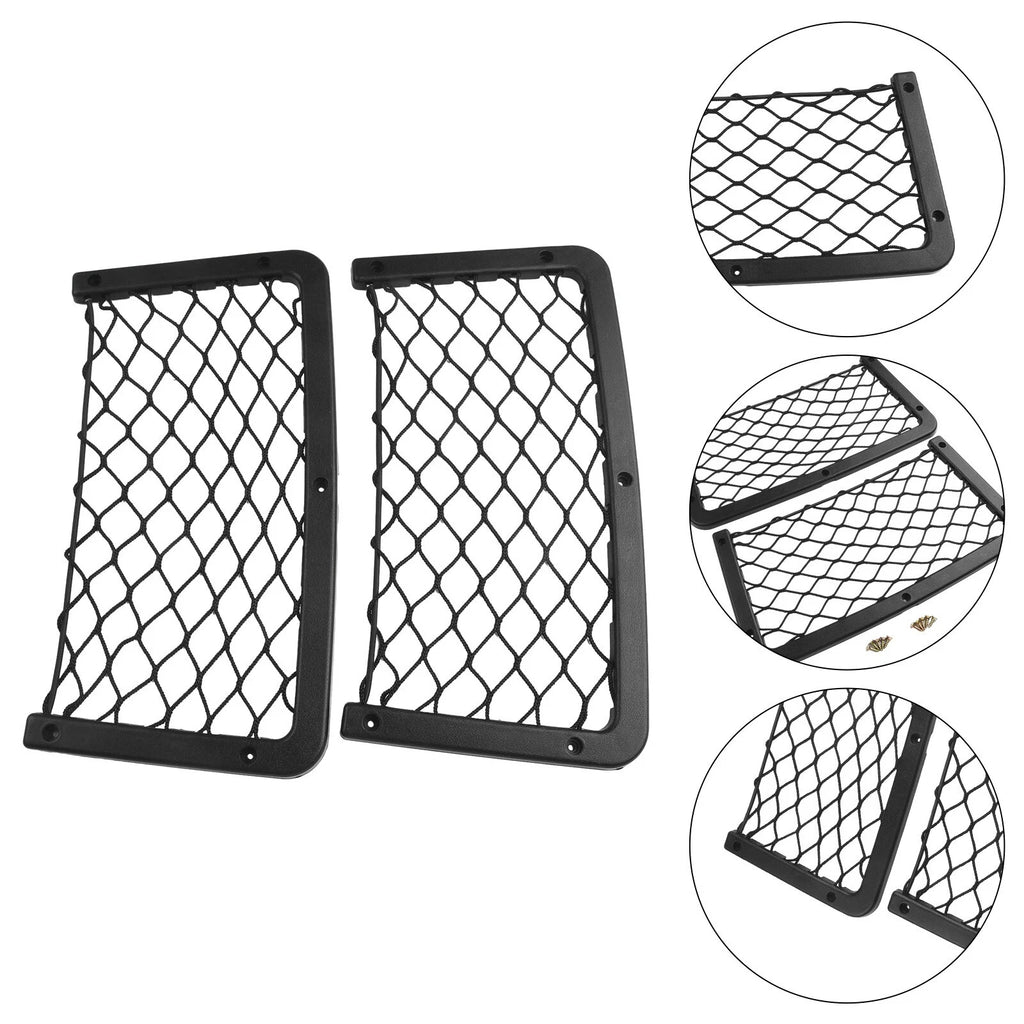 Set of 2 Storage Nets for Car Van Boat
