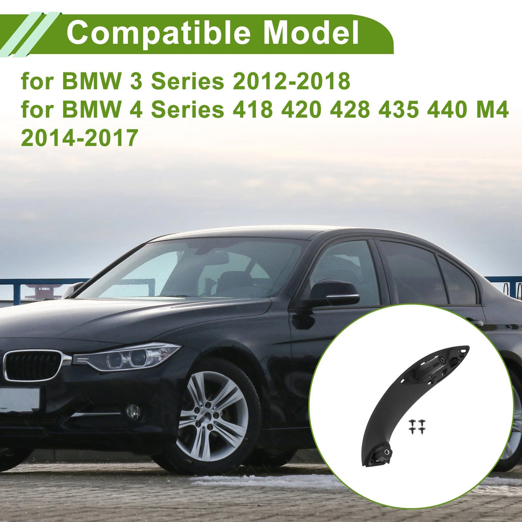 Door Panel Handle Pull Trim Cover for BMW 3 Series (2012–2018)