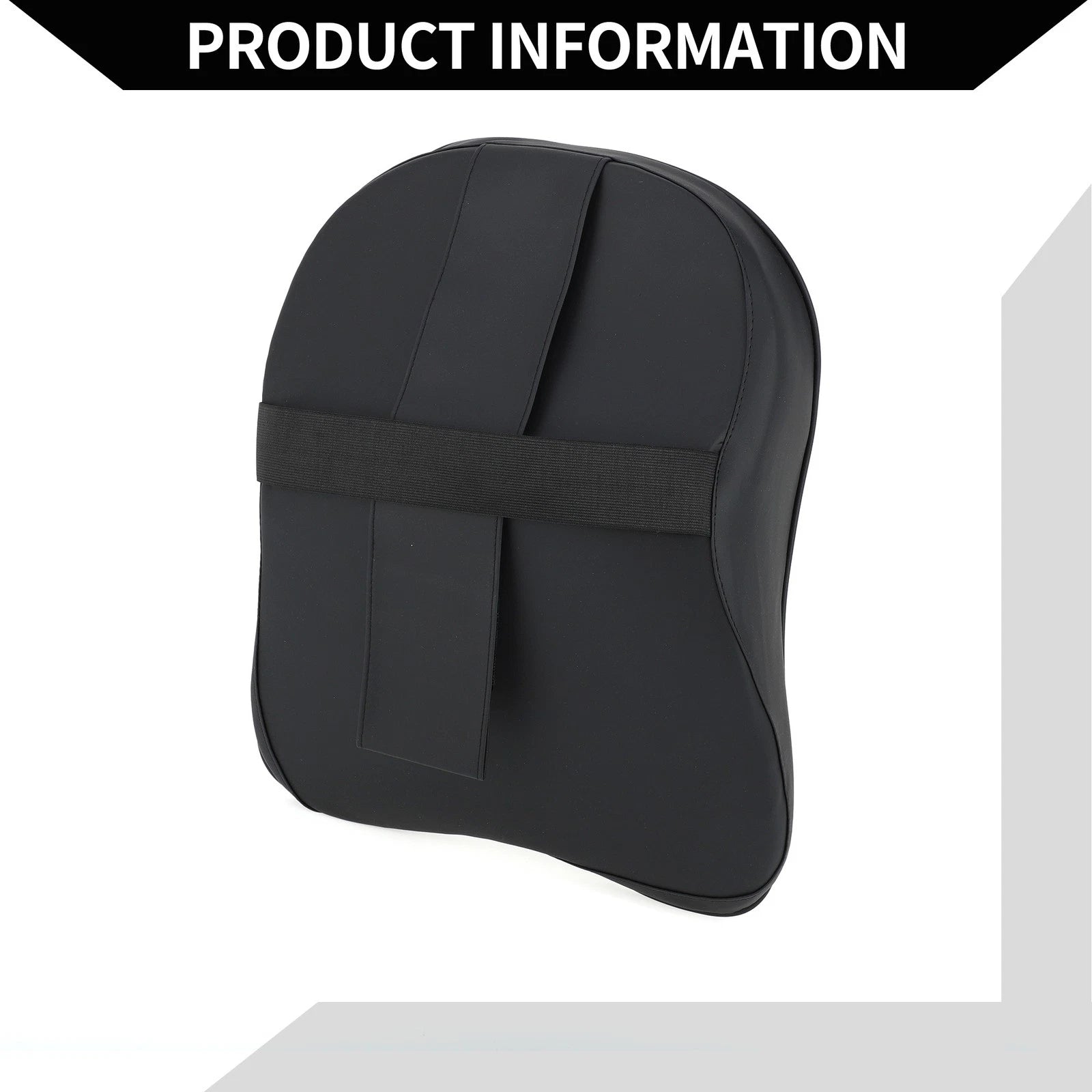 Car Seat Headrest Pillow for Neck Support (Black Red)