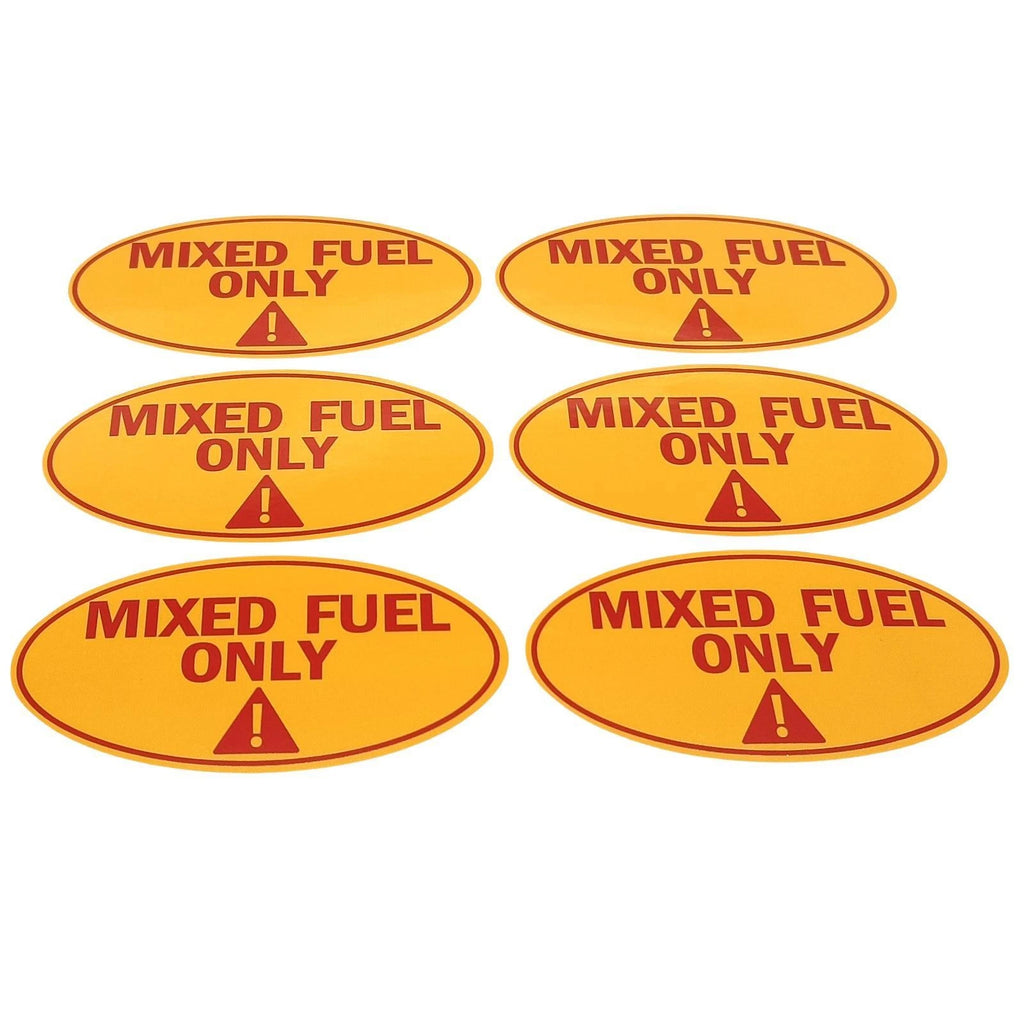 Mixed Fuel Only Sticker for Universal Use (Weather Proof)