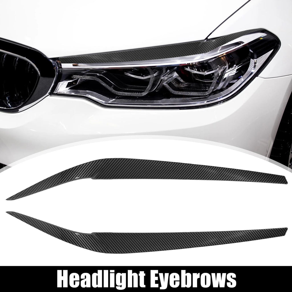 Headlight Eyelid Cover Decoration Pair for BMW 5 Series G30 (2017–2022)
