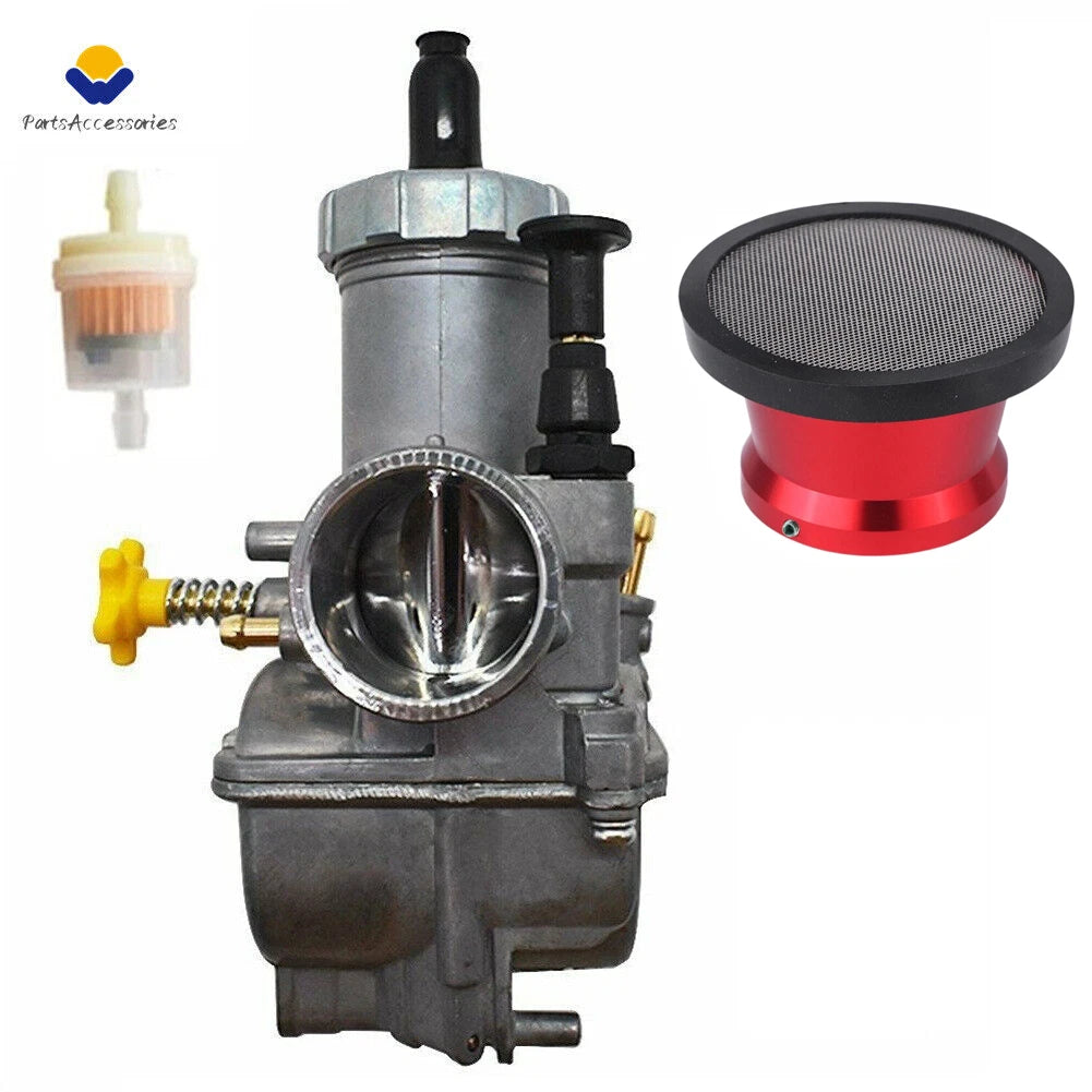 PE28 28mm Carburetor + Air Filter for Honda CR80R CR80RB CR85R CR85RB (1996–2007)