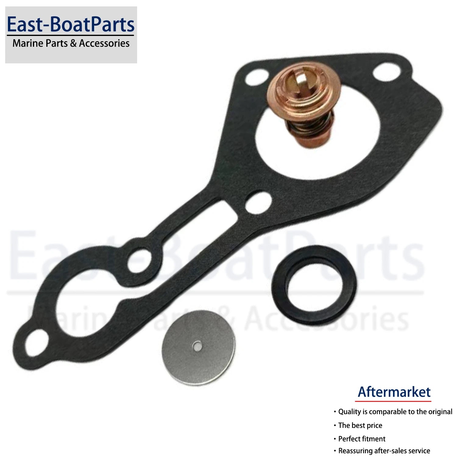 122°F Thermostat Kit for Mercury 3/4 Cyl 70-90 HP, 115-125 HP (1970–1990) 803061T1