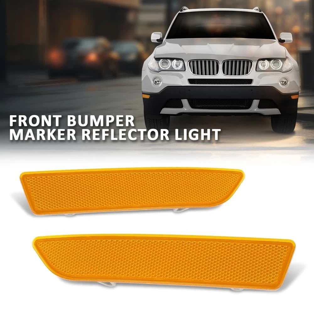 Set of 2 Front Side Bumper Marker Reflector Lights for BMW X3 (2007–2010) E83
