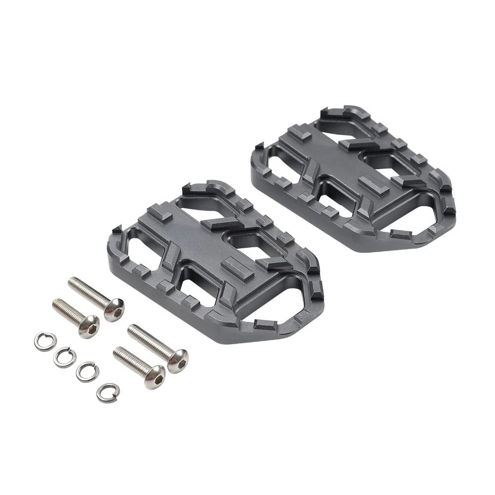 Grey Wide Foot Peg Adapter for Suzuki DL650 DL1000 XT VStrom (2006–2023)