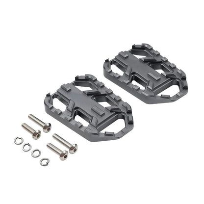 Grey Wide Foot Peg Adapter for Suzuki DL650 DL1000 XT VStrom (2006–2023)