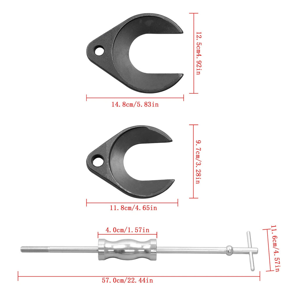 Inner CV Axle Removal Tool Set with Slide Hammer and CV Joint Puller Universal