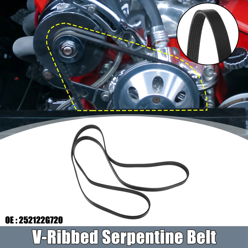 V-Ribbed Serpentine Drive Belt Replacement for Hyundai Sonata (2009–2012)