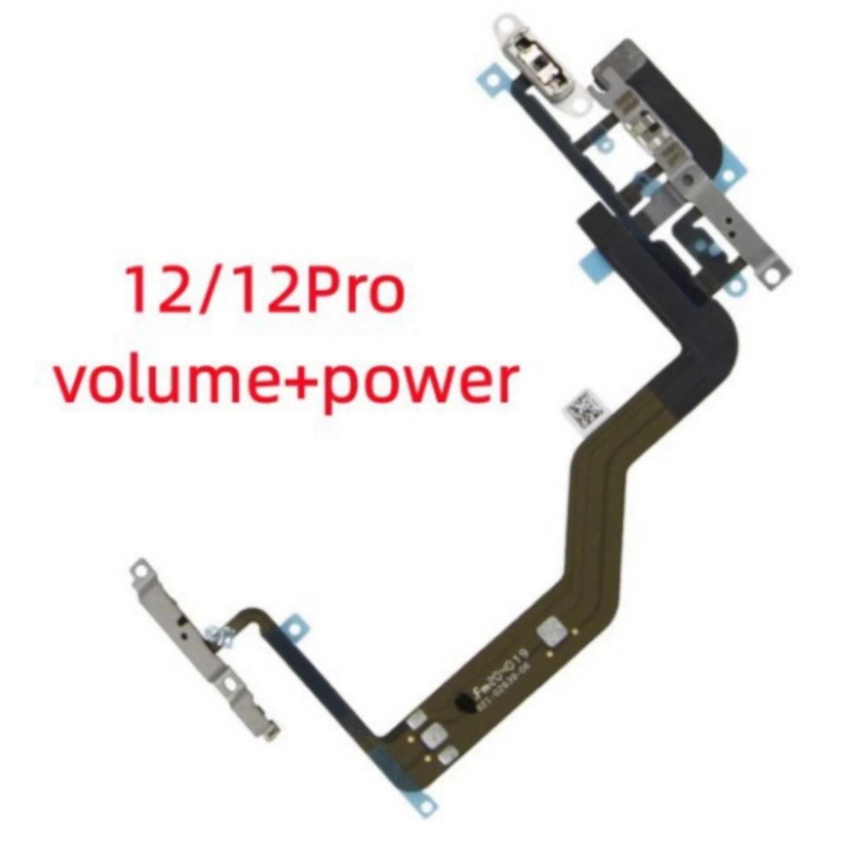 Power Volume Switch Button Flex Cable for iPhone 12/12 Pro (2020–2020)