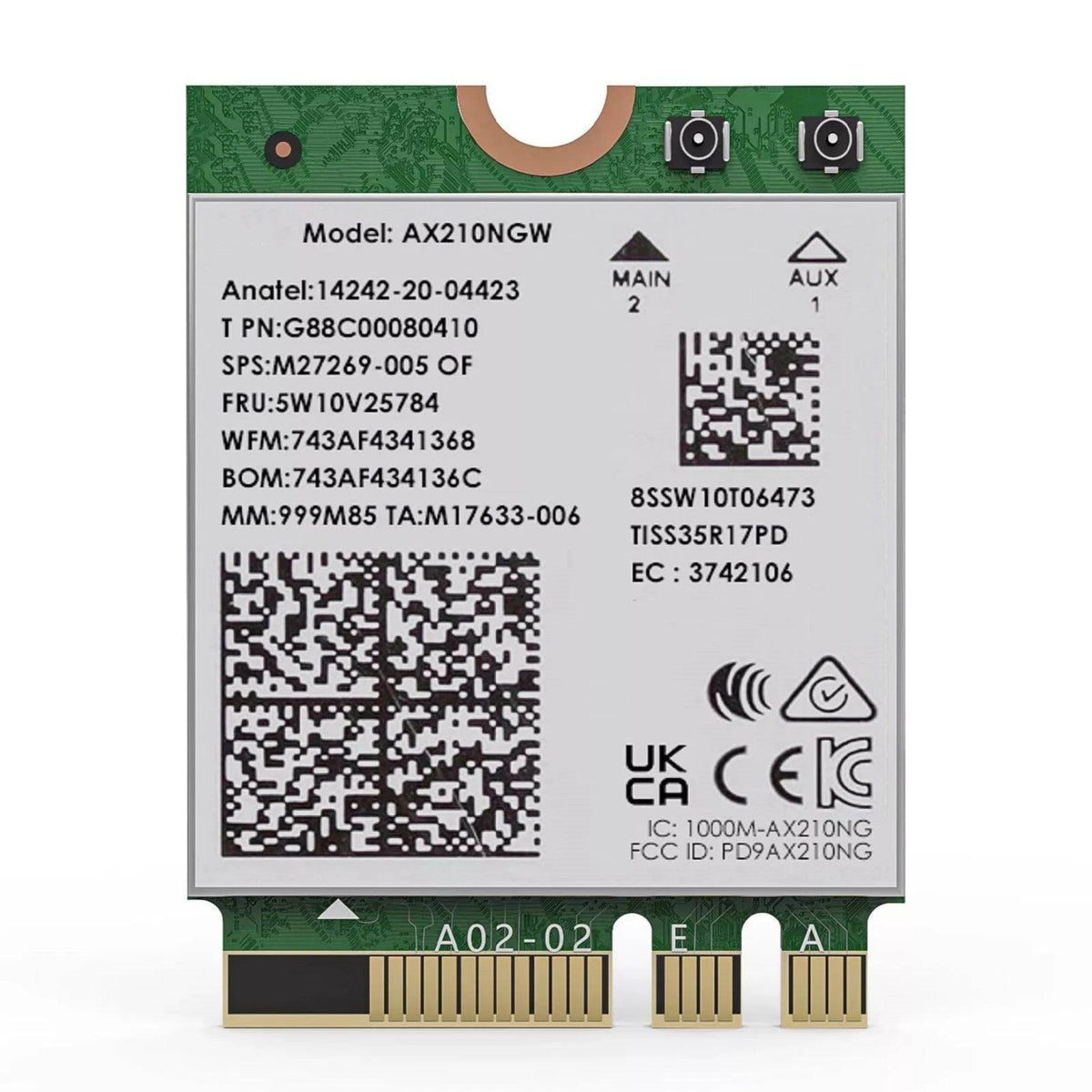 WiFi 6E AX5400 M.2 Module for Compatible Routers (2023)