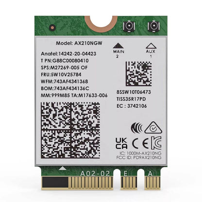 WiFi 6E AX5400 M.2 Module for Compatible Routers (2023)