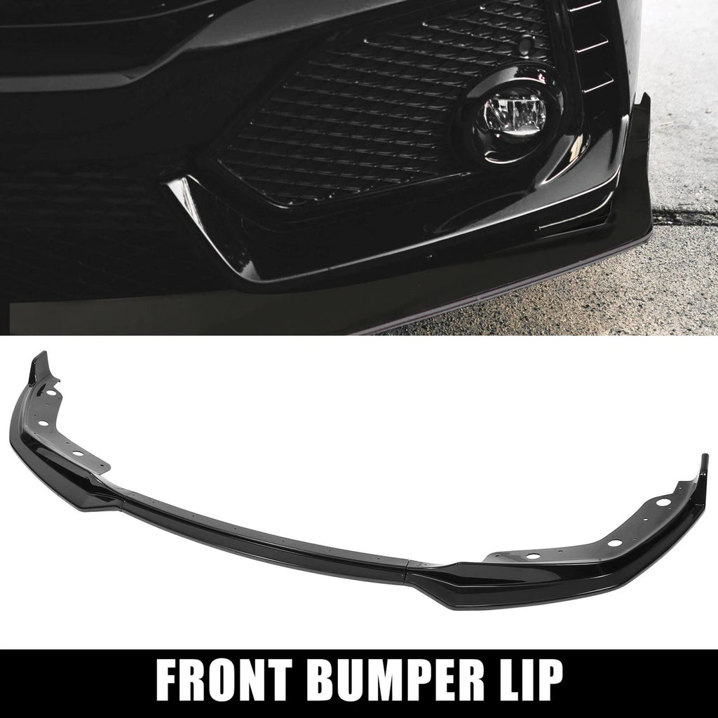 Front Bumper Bottom Lip Splitter Set Glossy Black for BMW 3 Series G28 (2019–2021)