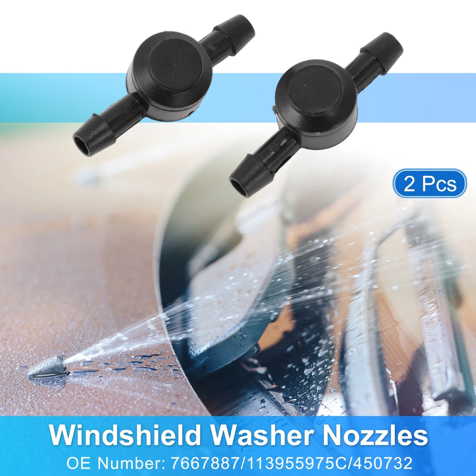 Windshield Washer Nozzle for Fiat UNO (146_, 158_) Replace No. 7667887