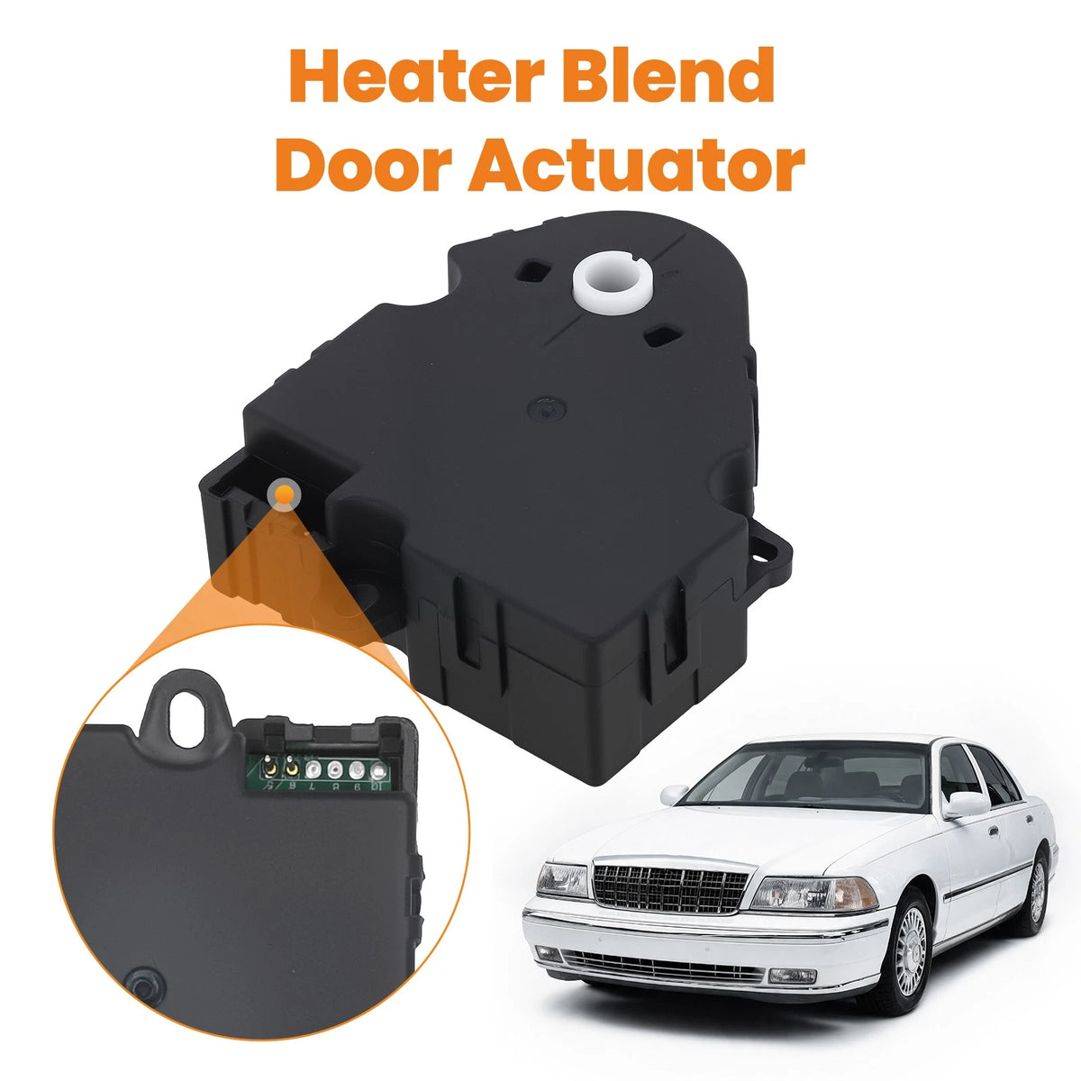 HVAC Heater Blend Door Actuator for Cadillac Deville (2000–2005) 52487844 604-165