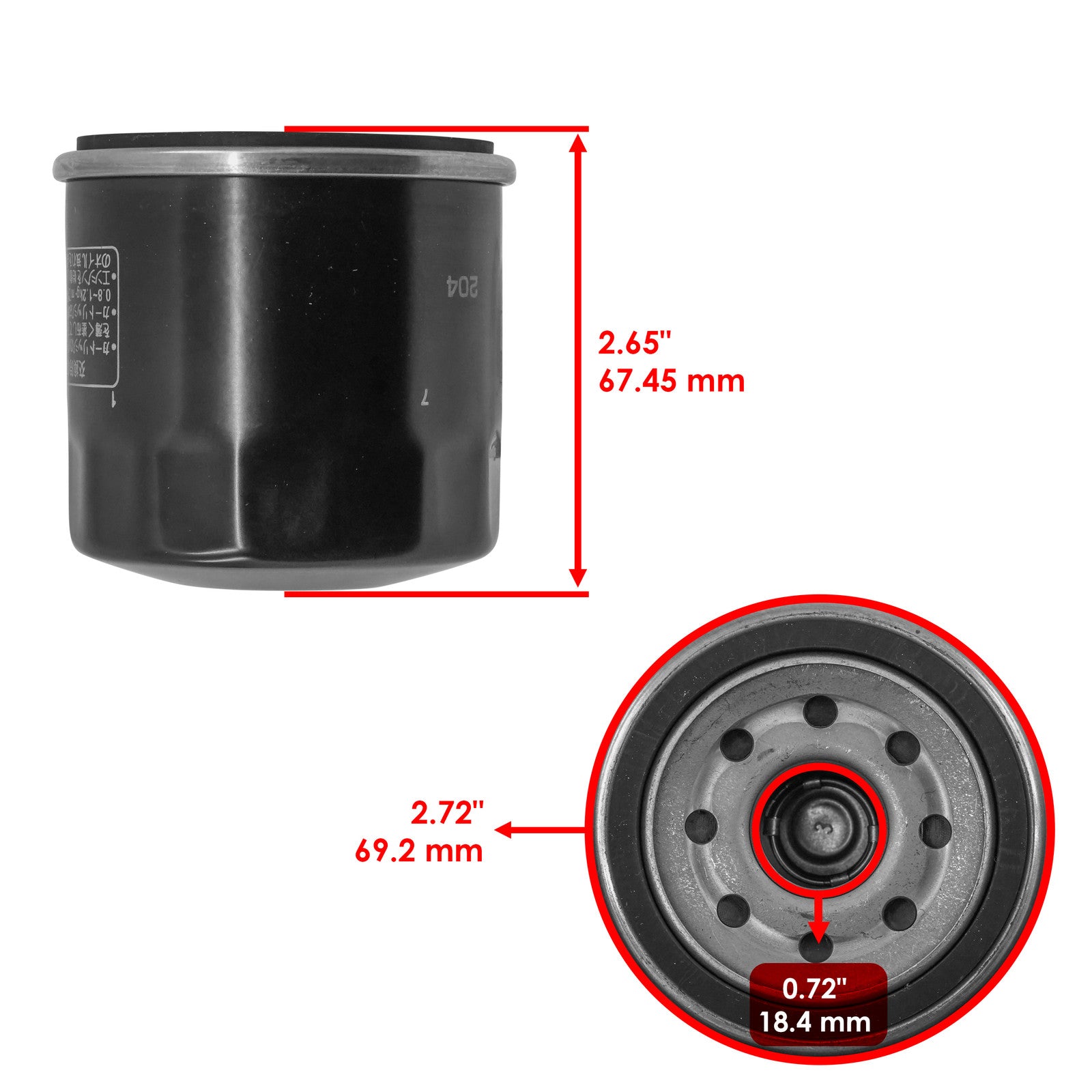 Oil Filter Replacement for Honda GL1500 I SE 1988–2003