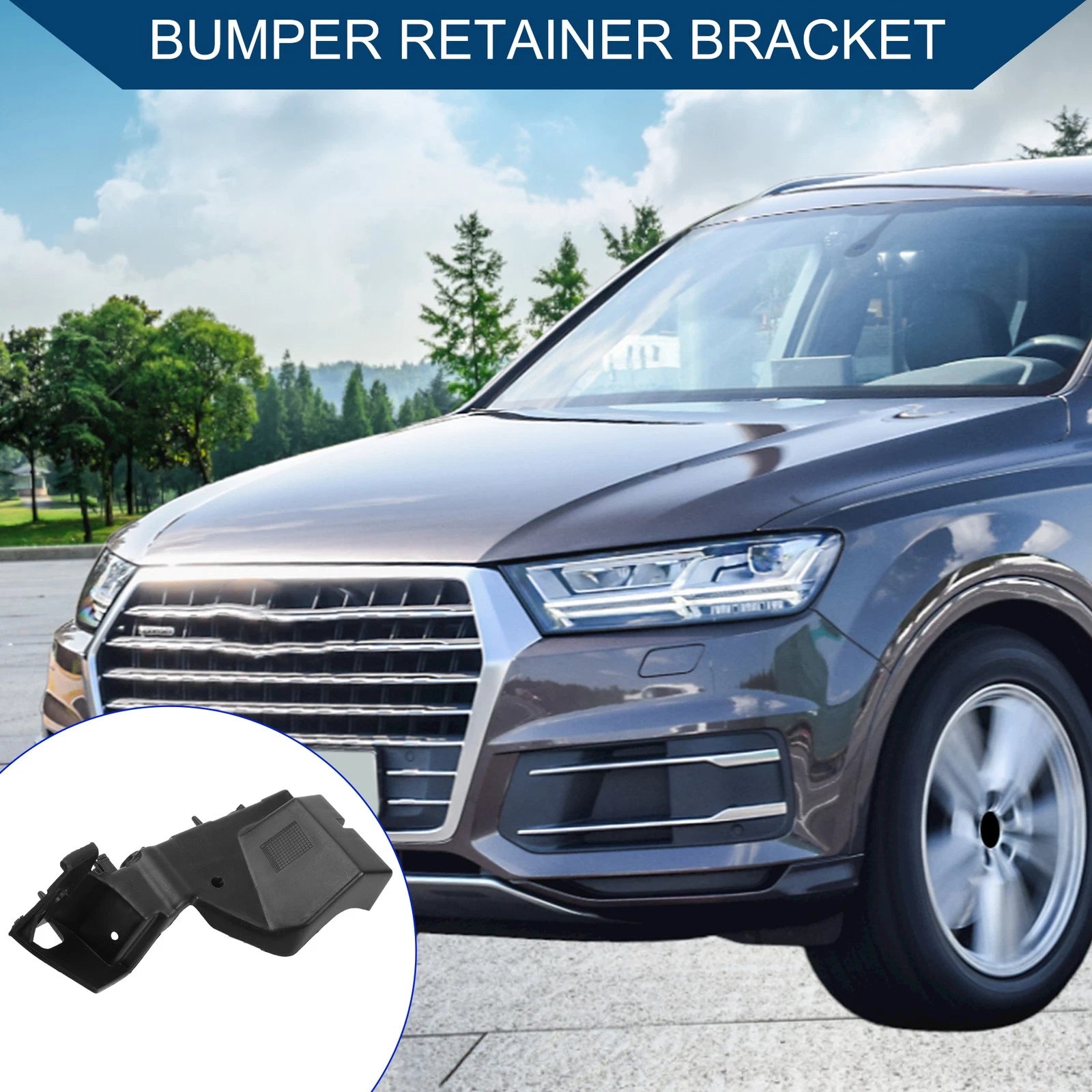 Left Front Bumper Support Bracket Replacement for Audi Q5 (2009–2017)