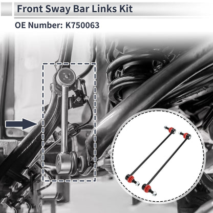 Set of 2 Front Stabilizer Bar Links for Land Rover Range Rover (2003–2012) No.K750063