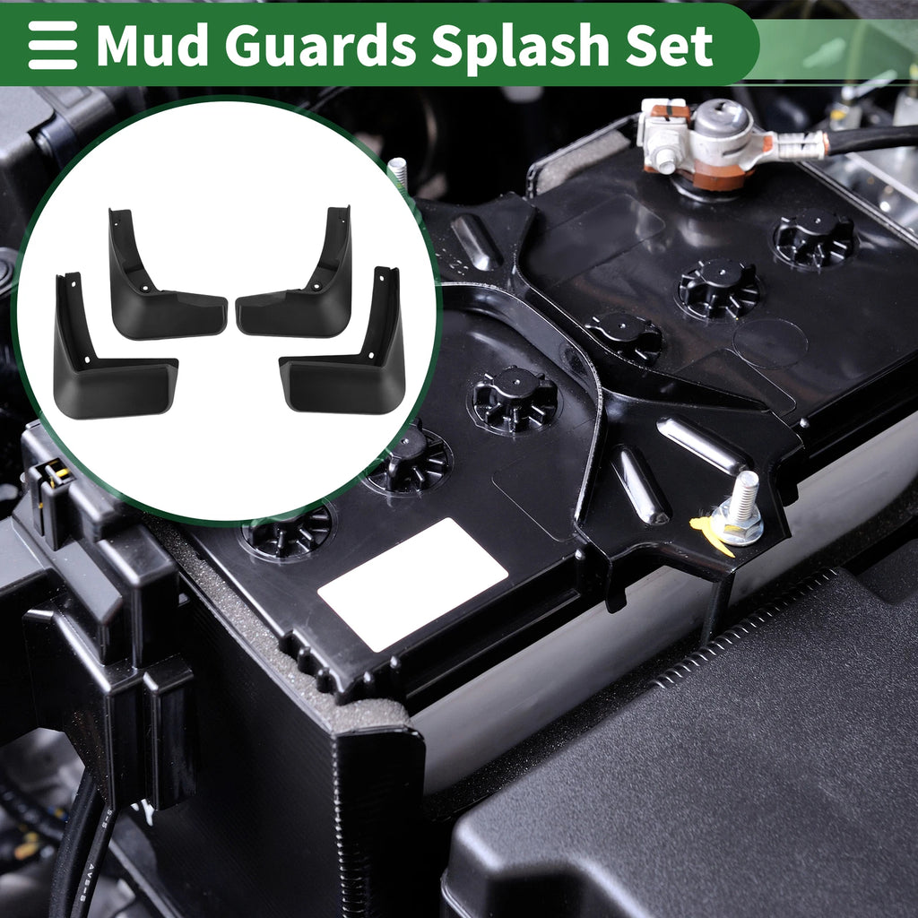 Mud Flaps Splash Guards for Chevrolet Malibu (2016–2019) W/ Mounts