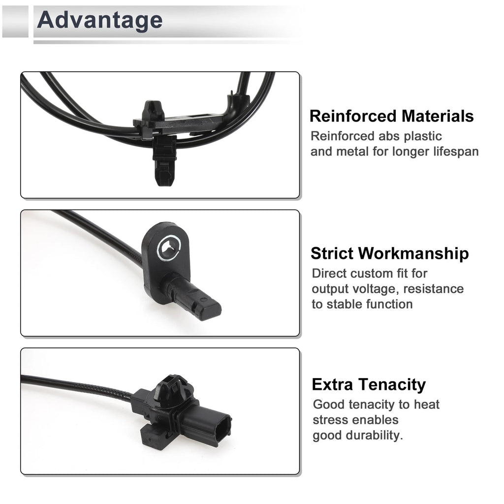 ABS Wheel Speed Sensor Front Left for Honda Civic EX LX (2016–2018)