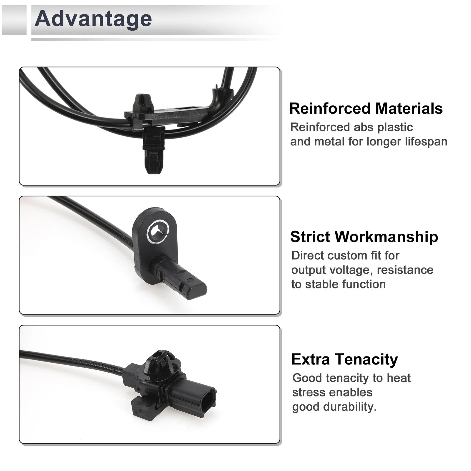 ABS Wheel Speed Sensor Front Left for Honda Civic EX LX (2016–2018)