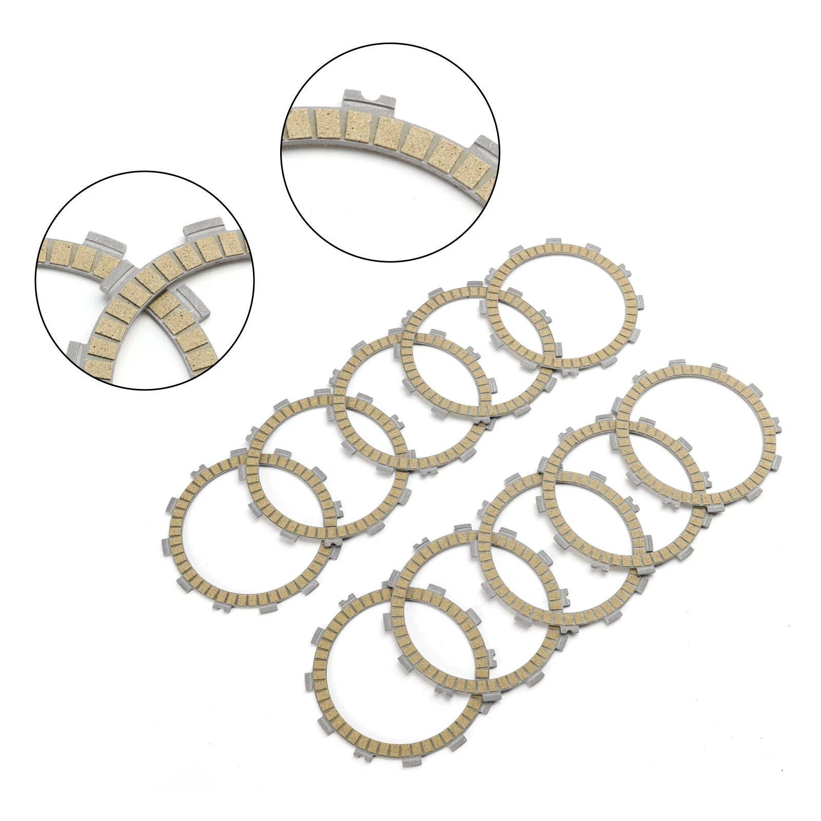 Clutch Friction Plate Kit for Suzuki GSXR1000 (2001–2004) GSX-S1000 (2015–2017)