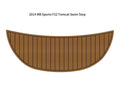 Swim Platform Step Mat for MB Sports F22 Tomcat (2014) - EVA Teak Decking