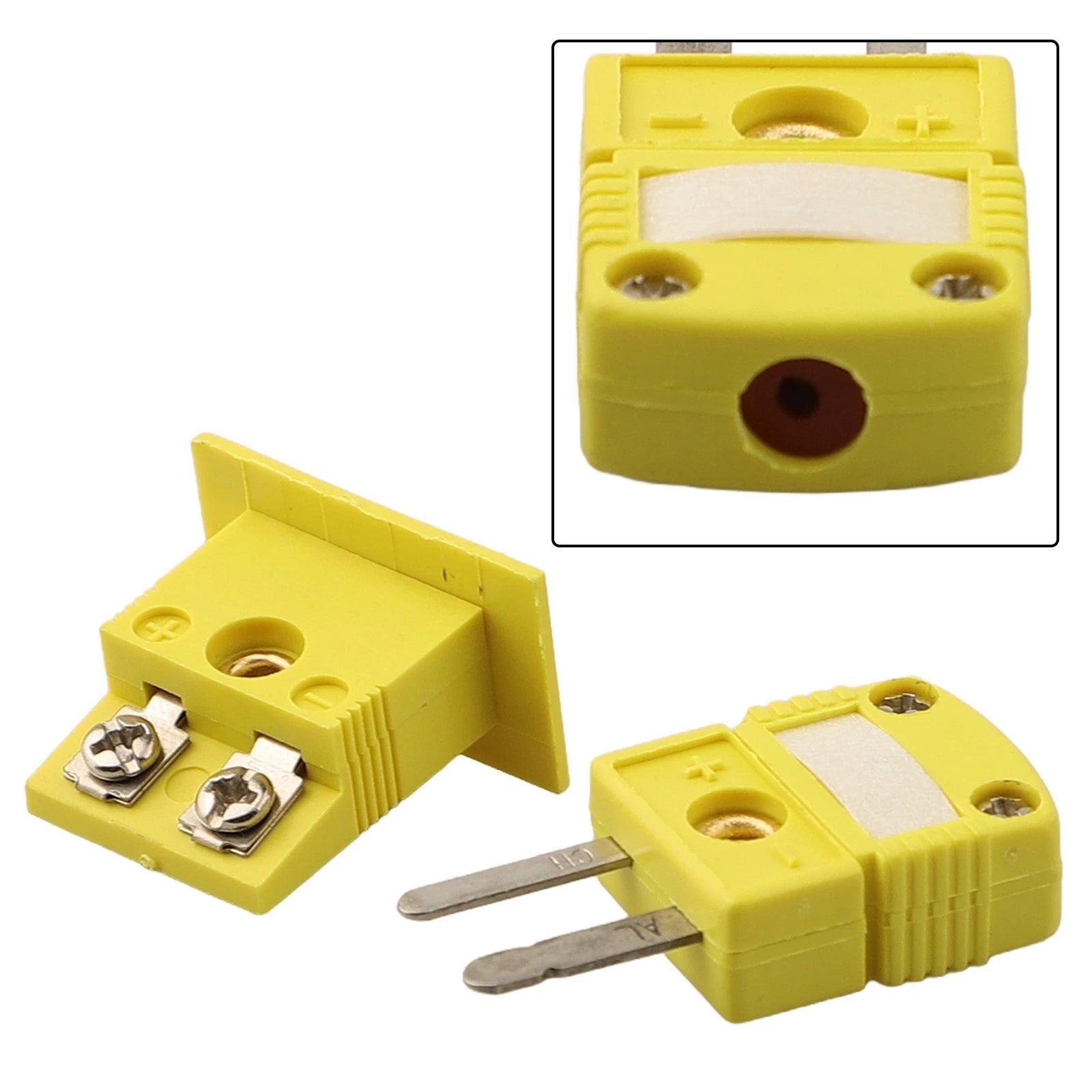 K Type Thermocouple Setup with Miniature Socket & Connector for Automotive