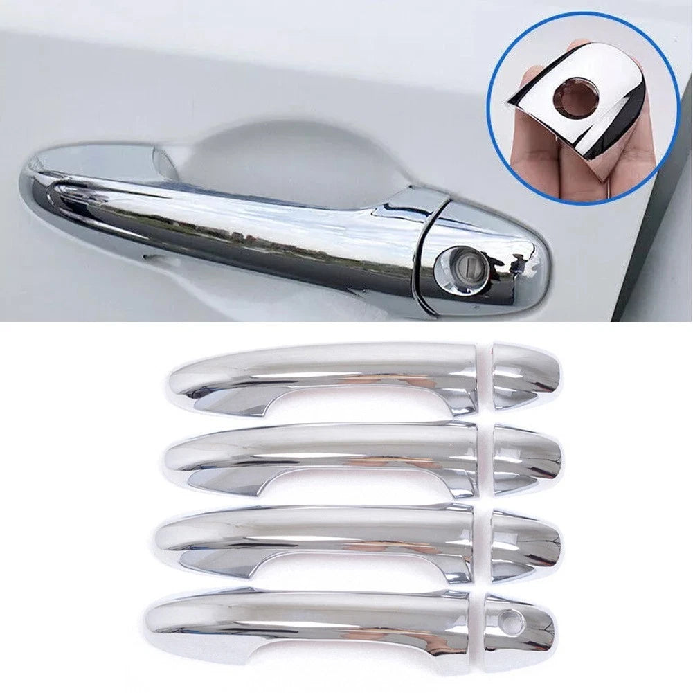Chrome Door Handle Covers for Toyota (2013–2018)