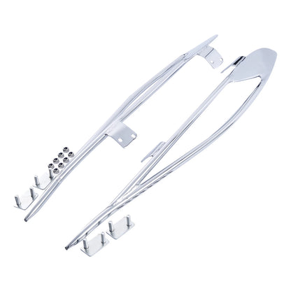 Chrome Saddlebag Protector Rails for Indian Chieftain Roadmaster (2014–2023)