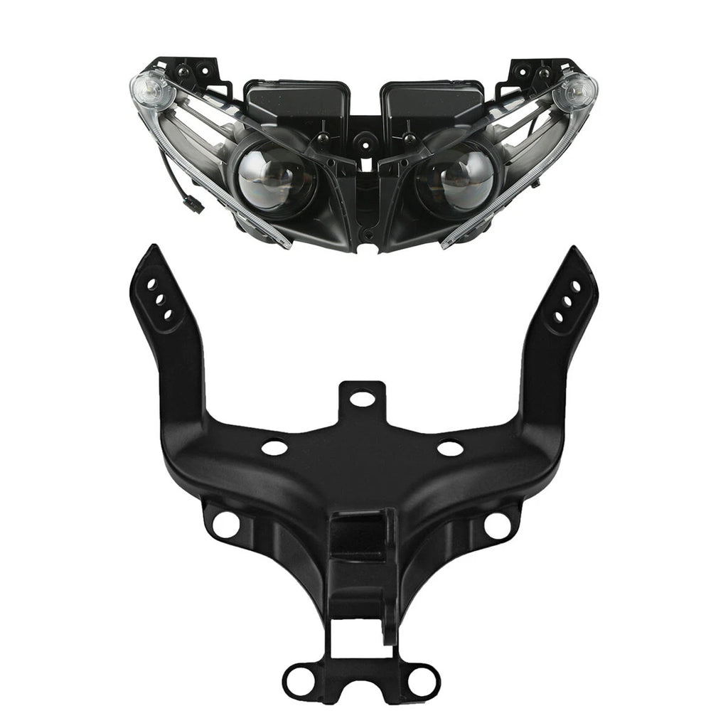 Headlight Assembly & Upper Fairing Stay Bracket for Yamaha YZF R1 (2012–2014)